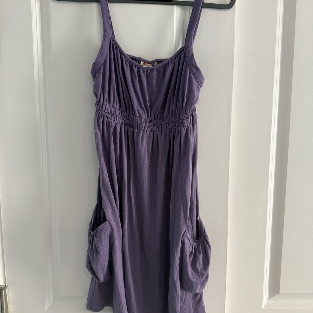 Purple Sleeveless Dress